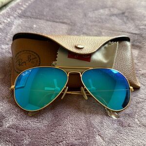 Ray-Ban Blue Aviator Sunglasses